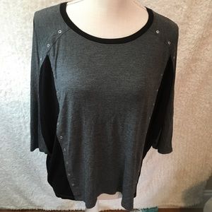 Gray Michael Kors XL top